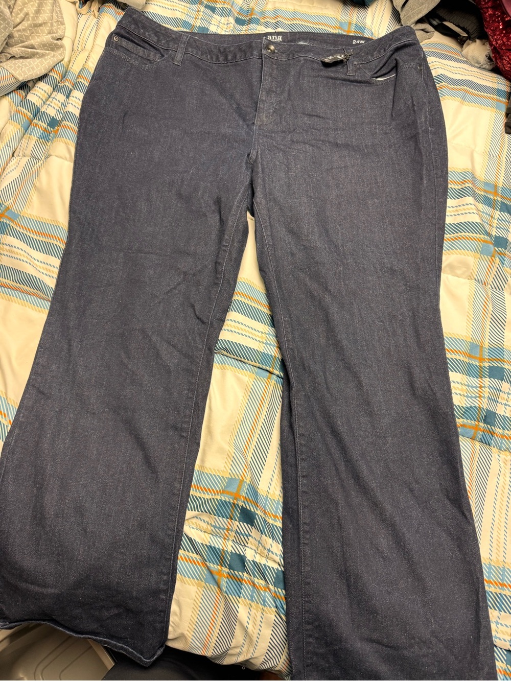 a.n.a Dark Indigo Boot Cut Jeans